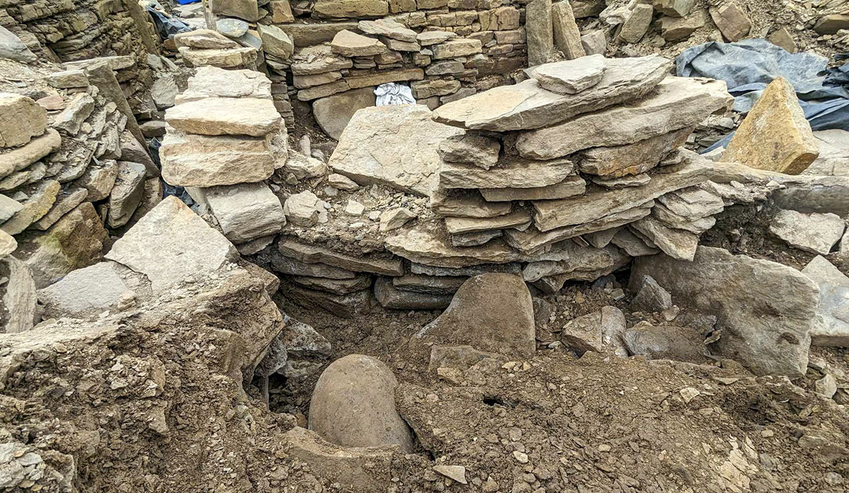 Dig Structure The Cairns dig diary - day eight - Archaeology Orkney