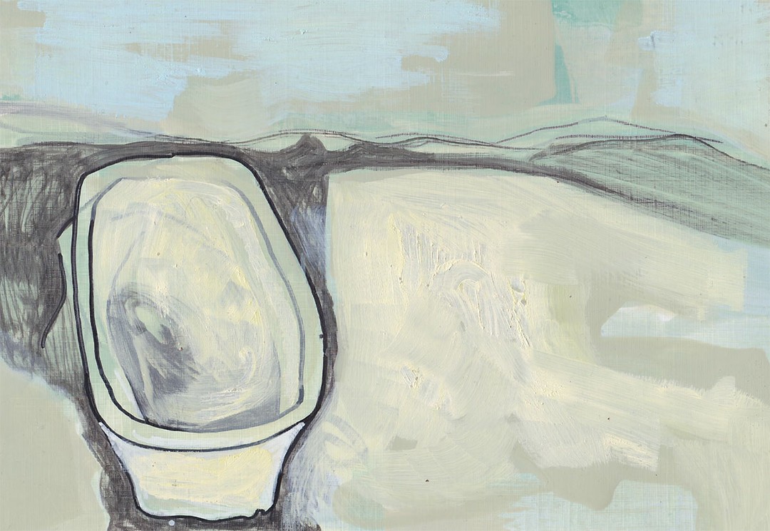 Eòghann Mac Colla, who is in the final stages of the MA Contemporary Art & Archaeology, is currently exhibiting at the Hunter Saville Gallery in the Isle of Cumbrae.