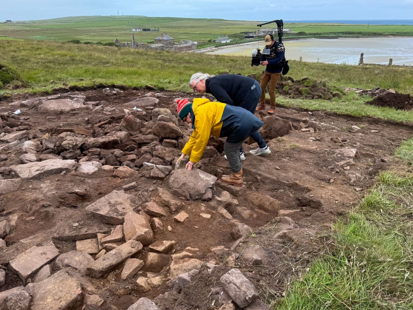 Trench cleaning, filming and a couple of great finds. Today's diary from Spurness, Sanday, online at archaeologyorkney.com.